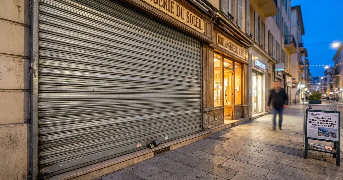 Actualités des Rideaux Métalliques à Nice : Sécurisez Votre Commerce en 2026