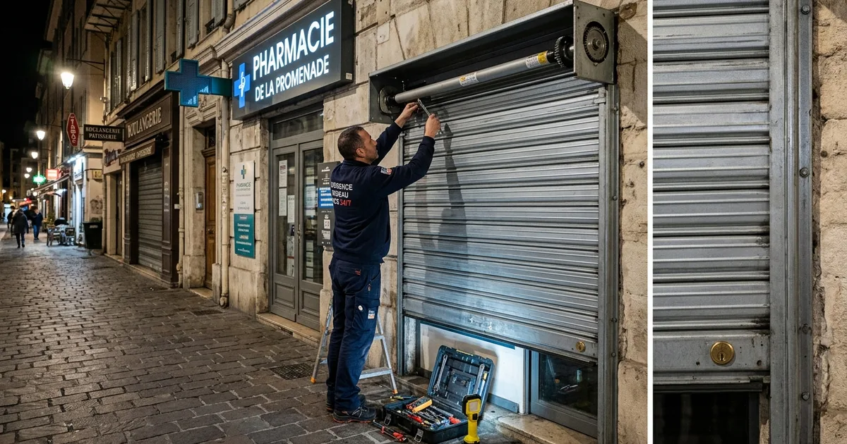 Rideau Métallique Forcé à Nice : Dépannage Urgence 2026