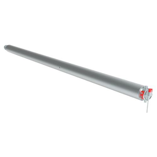 Moteur tubulaire installé rideau métallique