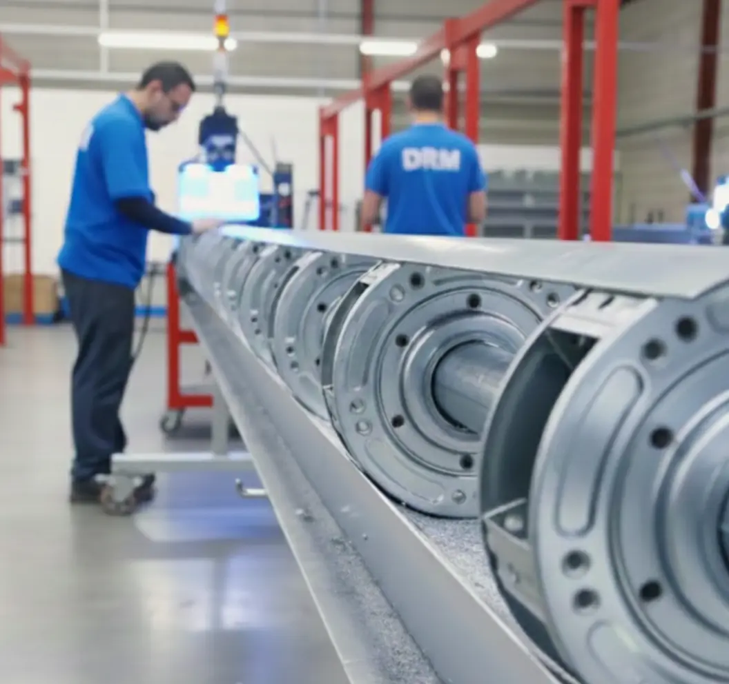 Atelier de fabrication rideau métallique DRM Nice