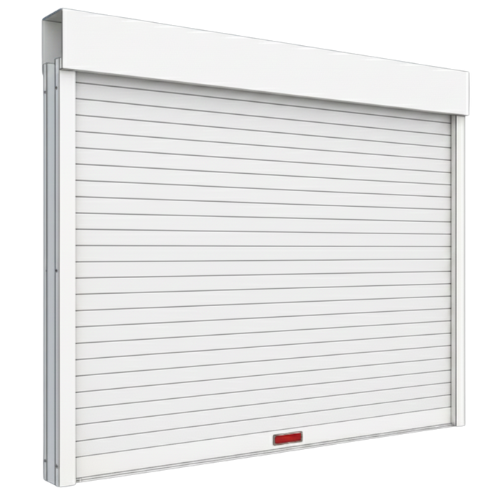 Rideau métallique lames pleines gris - Installation rideau métallique à Beuil - DRM Nice