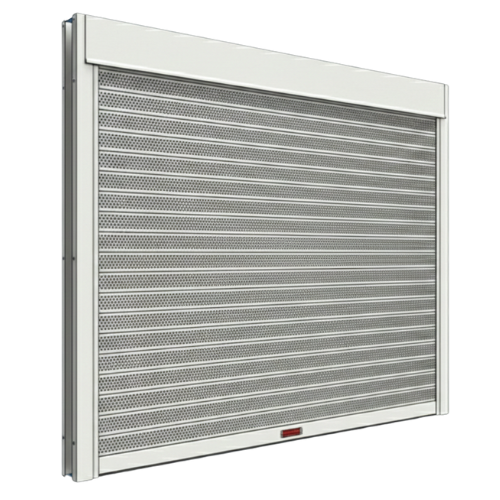 Rideau à lames micro‑perforées – visibilité + ventilation à Nice